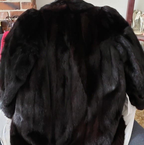 2 mink coats and 1 head band